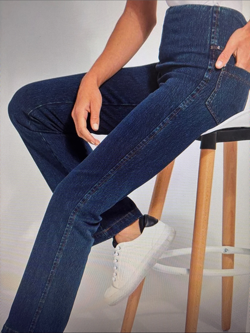 NWT Lysse New Work Womens Bootcut denim.  XS. Black